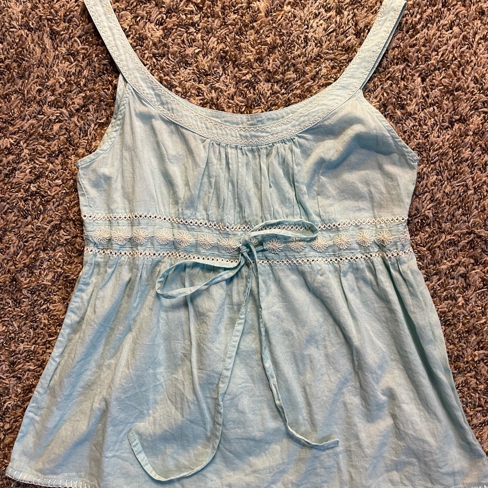 Vintage 90s old navy cotton peplum top